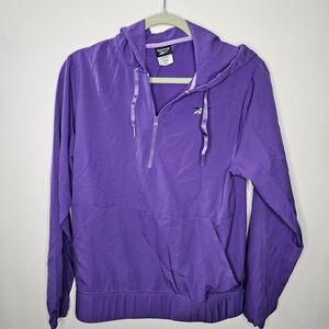 Reebok Purple Zip-Up Hoodie